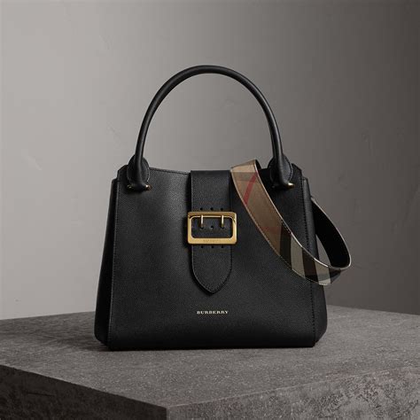 Burberry Medium Grainy Leather Tote Bag 